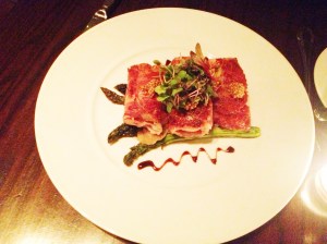 Hand Diver Scallops with prosciutto