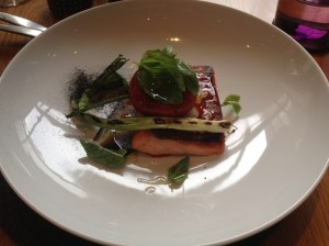 Ocean Trout, crisp skin, bella rossa peppers in ash $42