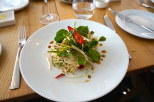 Salt and pepper tempura squid