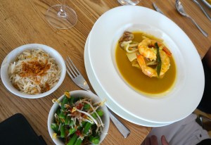 Indonesian Seafood Curry with Ling, Squid & King Prawns